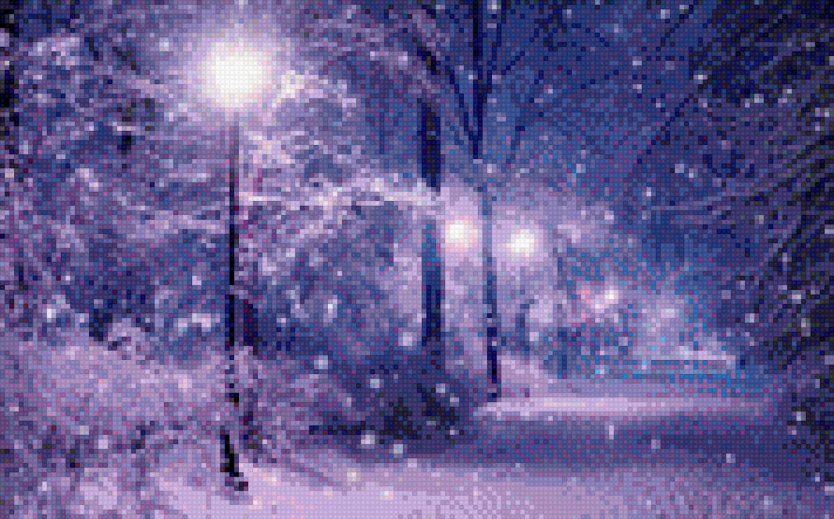 Зимний вечер - предпросмотр