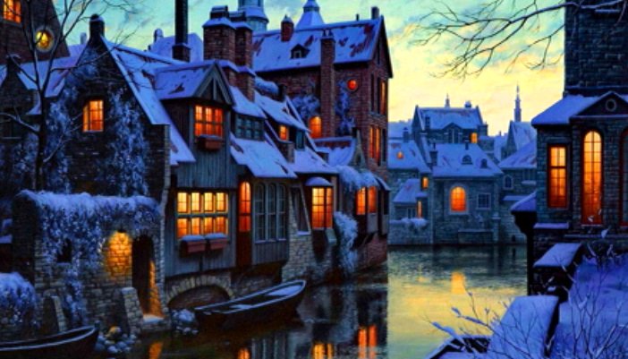 Зимний вечер - оригинал