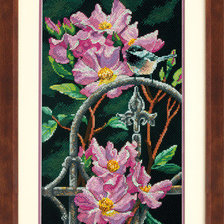 Схема вышивки «цветы и птицы»