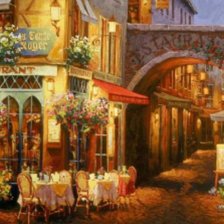 Схема вышивки «Улочка»