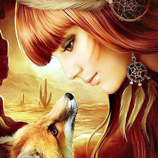 Схема вышивки «portrait»