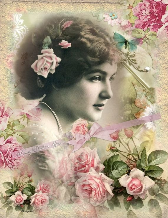 Dáma v růžích - оригинал