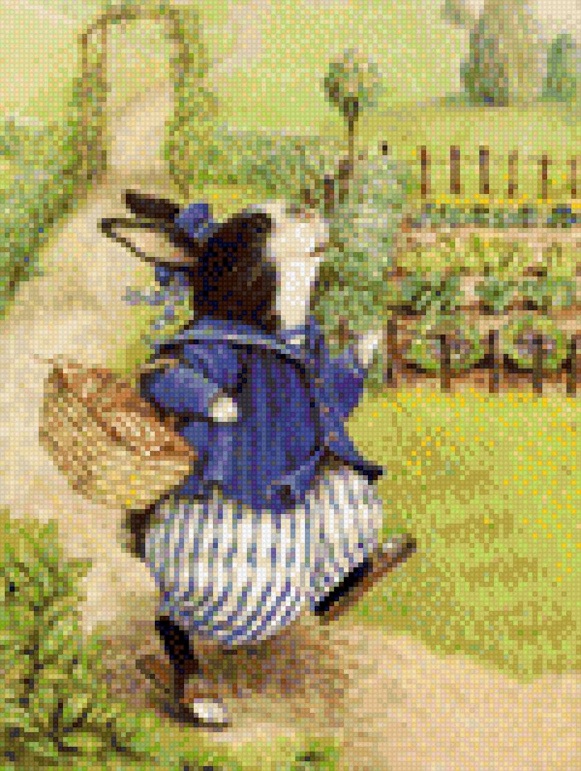 susan wheeler - зайка с корзинкой - предпросмотр