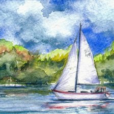 Annie Strack - Sailboat