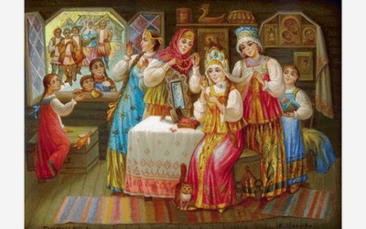 Свадьба на Руси - традиции, русь, праздник - предпросмотр