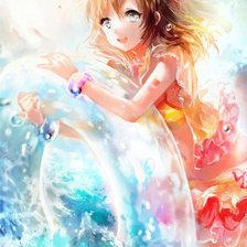 Схема вышивки «Девушка»