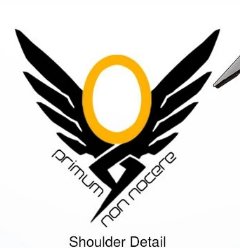 Mercy - mercy, кадуцей, значок - оригинал