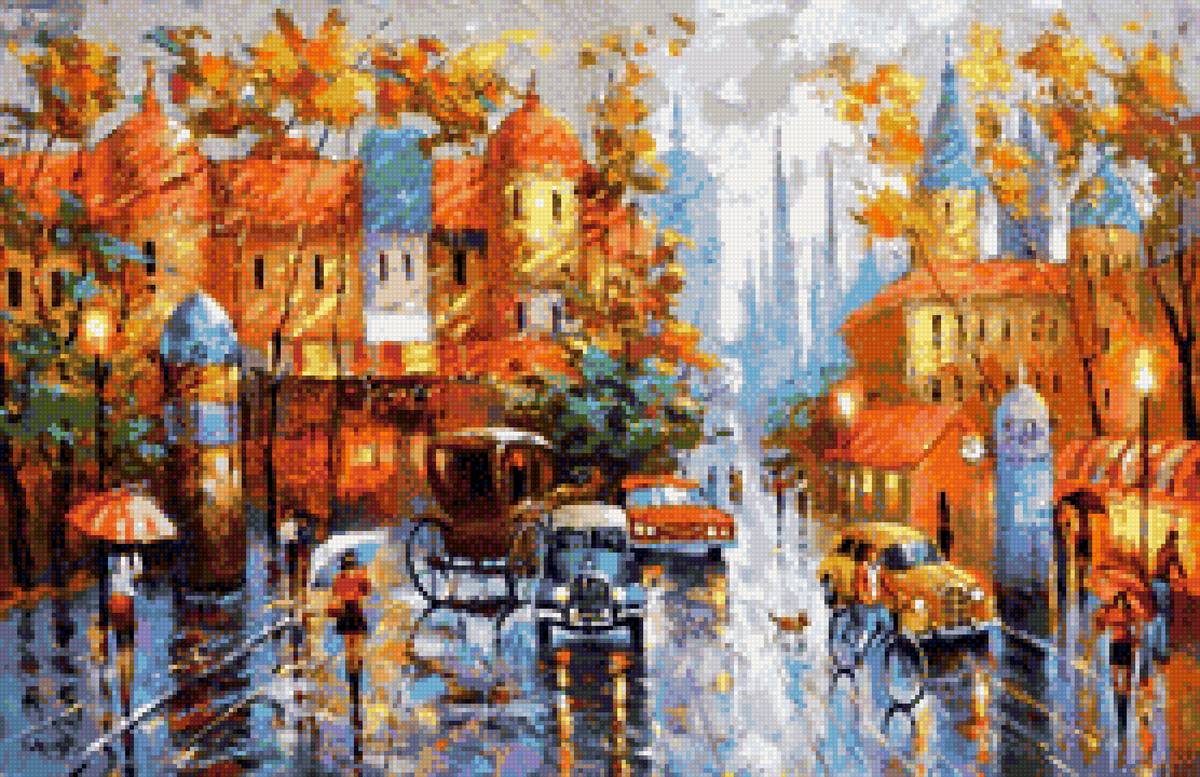 городской пейзаж 7 - пейзаж, лето, город - предпросмотр