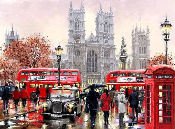 городской пейзаж 11 - город, пейзаж - оригинал