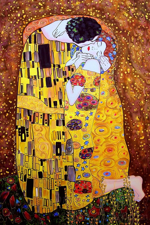 Поцелуй - по картине климпта - оригинал