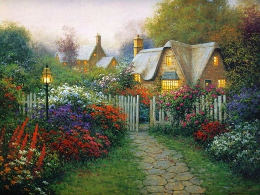 вечереет - оригинал