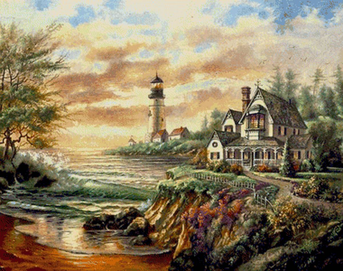 восход у моря - предпросмотр