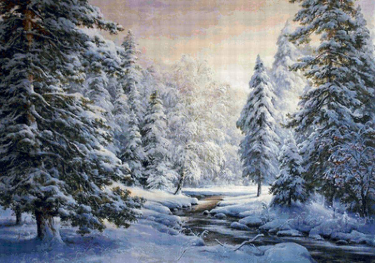 Зимушка-зима - лес, зима, природа - предпросмотр