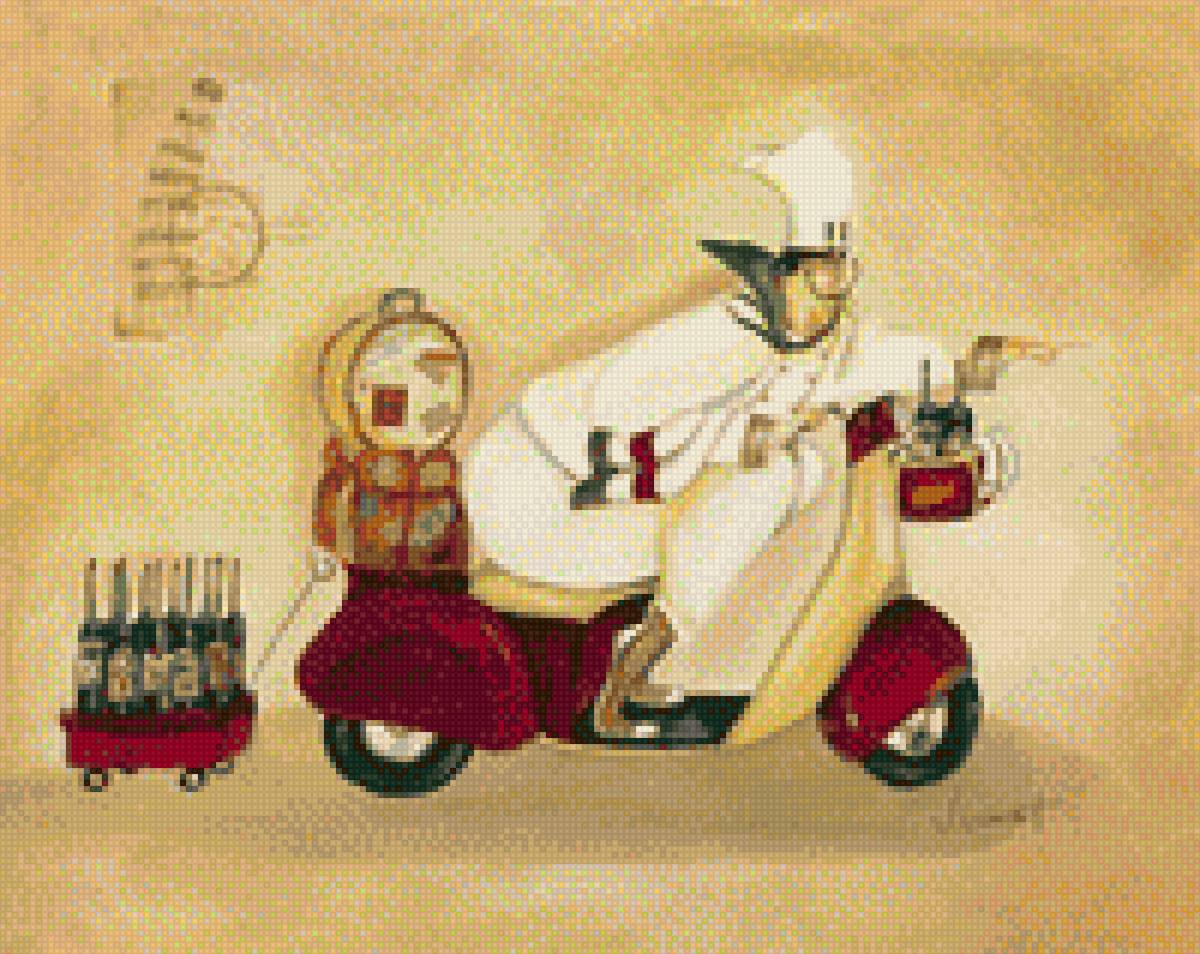 Повар на мопеде - предпросмотр