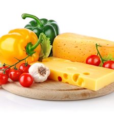 Оригинал схемы вышивки «сыр и овощи» (№1520134)