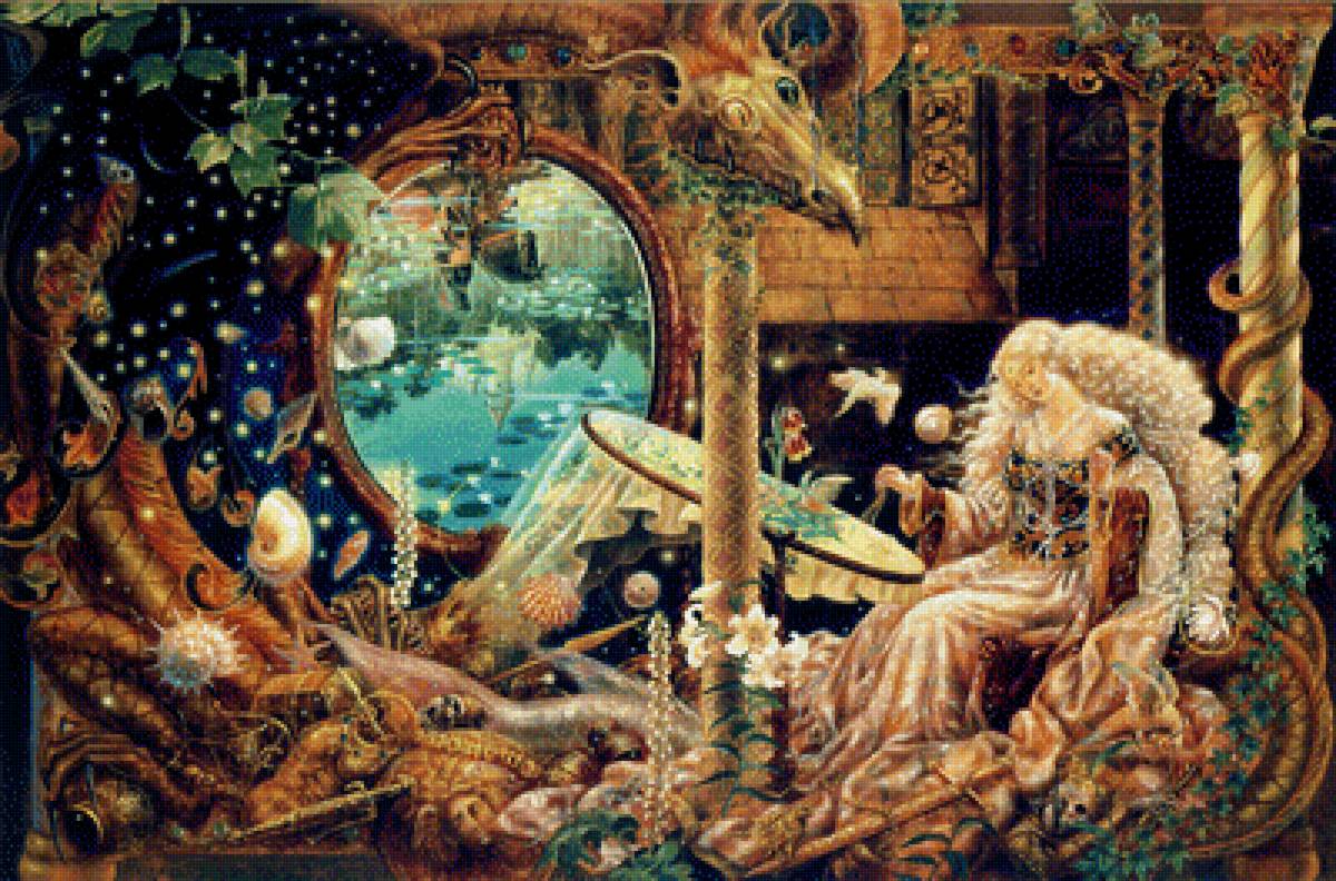 фантасмагория - дракон, девушка, фэнтези - предпросмотр