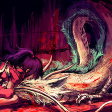 Схема вышивки «унесенные призраками»