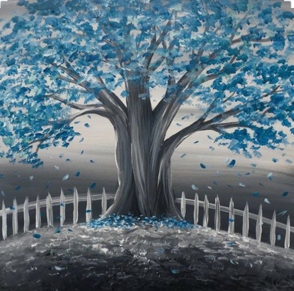 Blue tree - оригинал