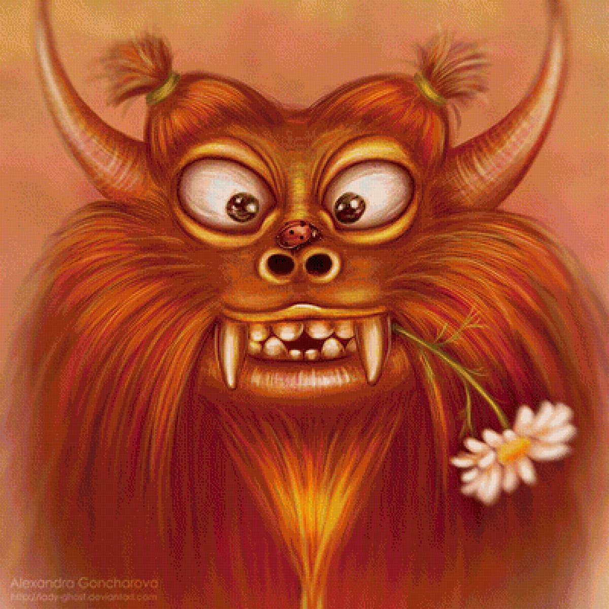 Смешное чудовище - предпросмотр