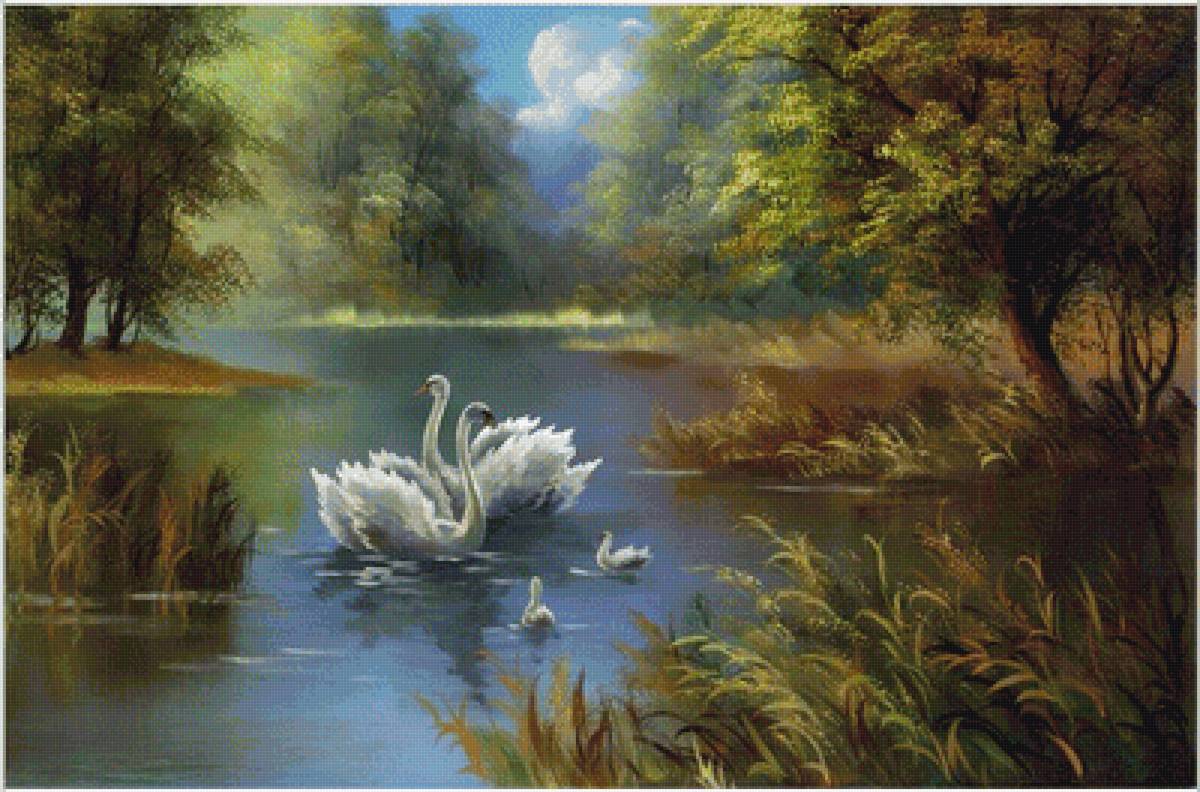 на озере - предпросмотр