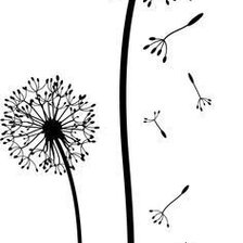 Схема вышивки «dundellions»