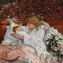 счастливая мама