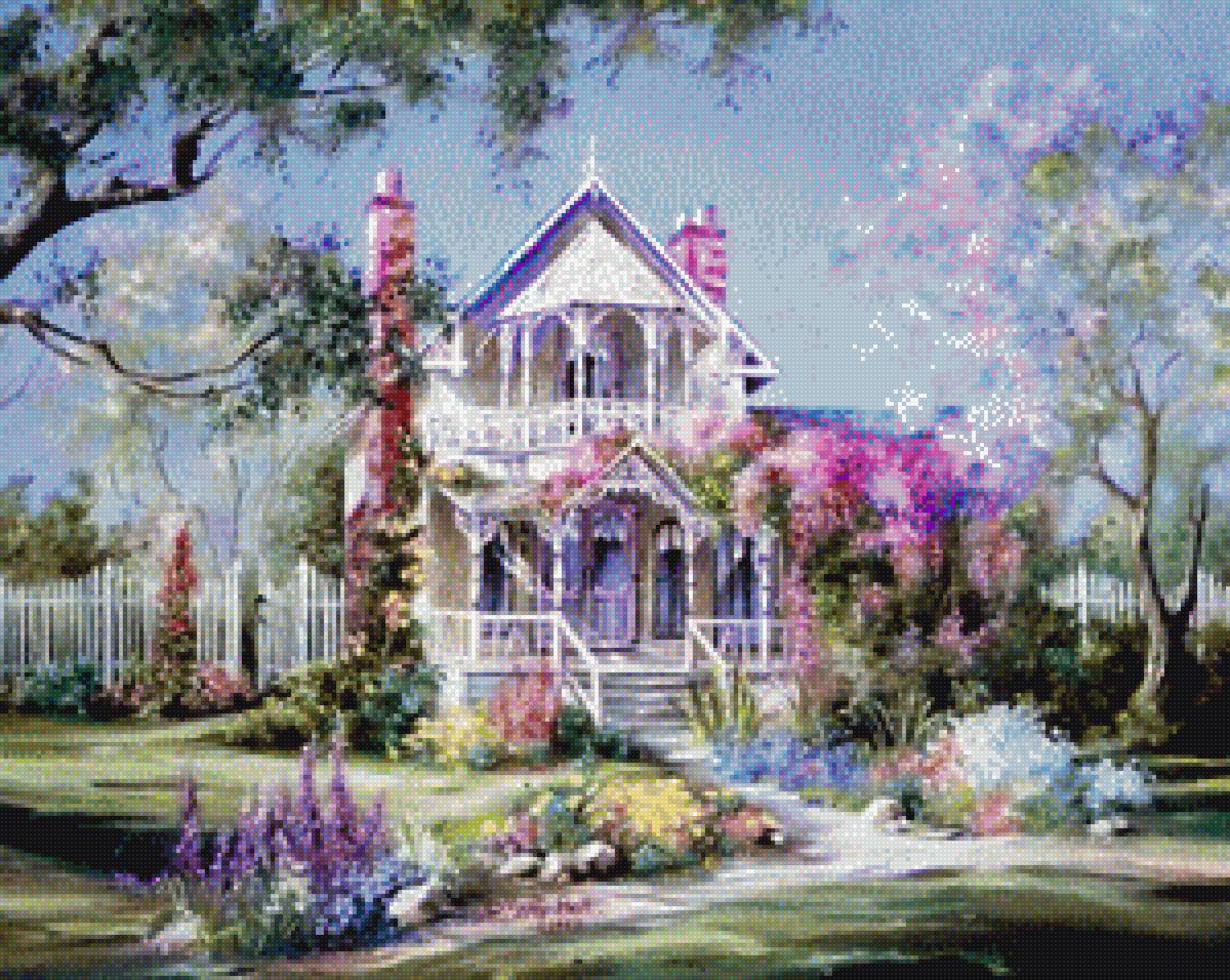 Усадьба - сад, дом, цветы - предпросмотр