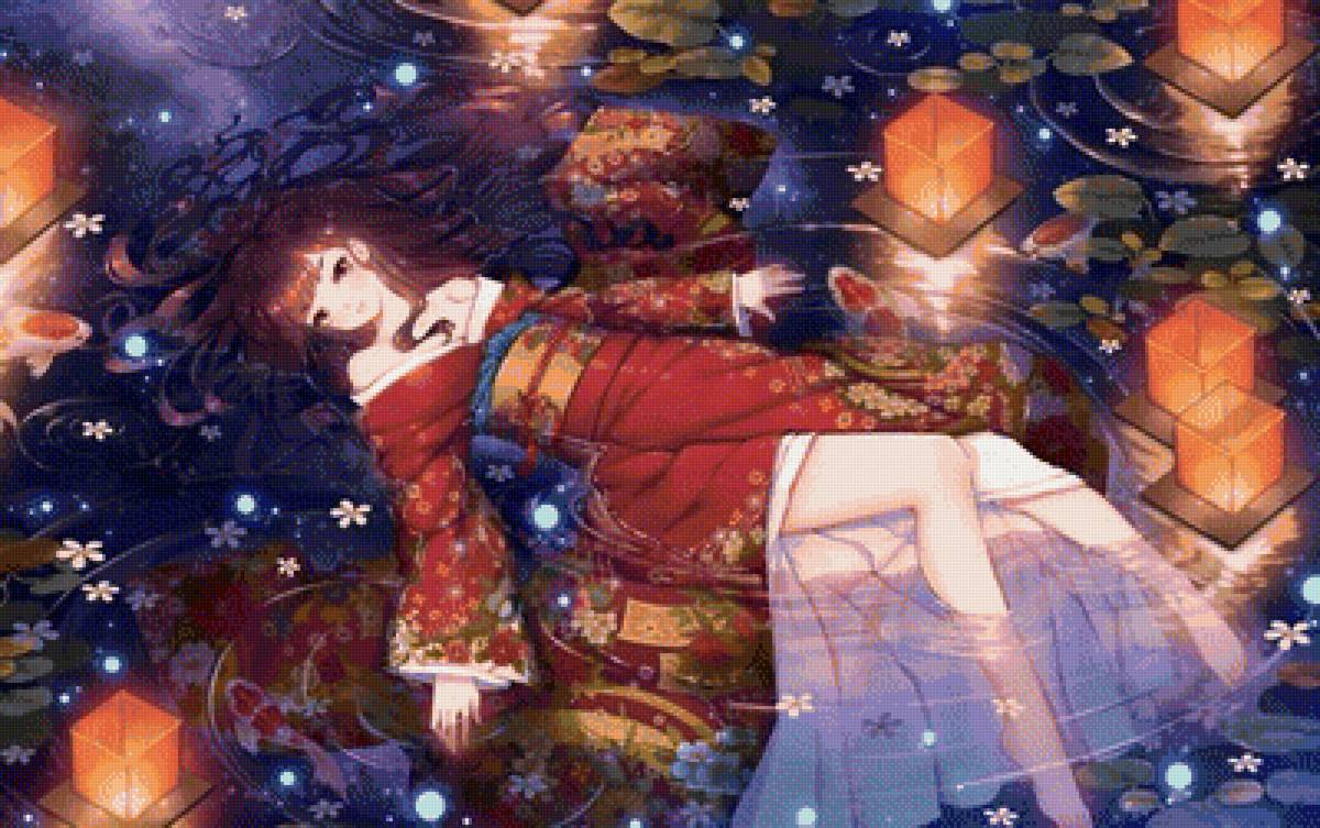 девушка - аниме - предпросмотр