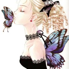 Схема вышивки «Поцелуй бабочки»