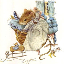 Схема вышивки «Мышка 1»