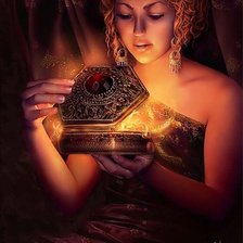 Схема вышивки «Шкатулка»