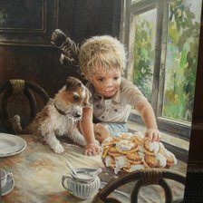 Оригинал схемы вышивки «Дети» (№1527765)