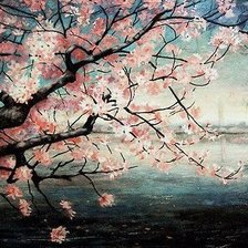 Схема вышивки «blooming tree»