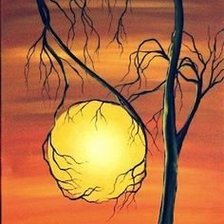 Схема вышивки «caught sun»