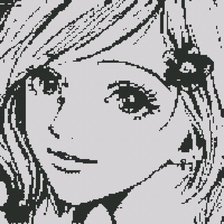 Схема вышивки «нана(уменьшенная)»