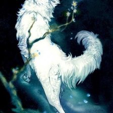 Схема вышивки «Волк»