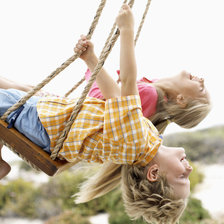 Схема вышивки «качели»