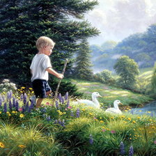 Схема вышивки «пастушок»