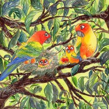 Схема вышивки «Акварель»