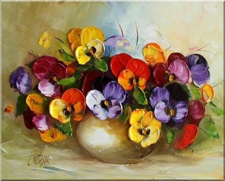 Анютины глазки - оригинал