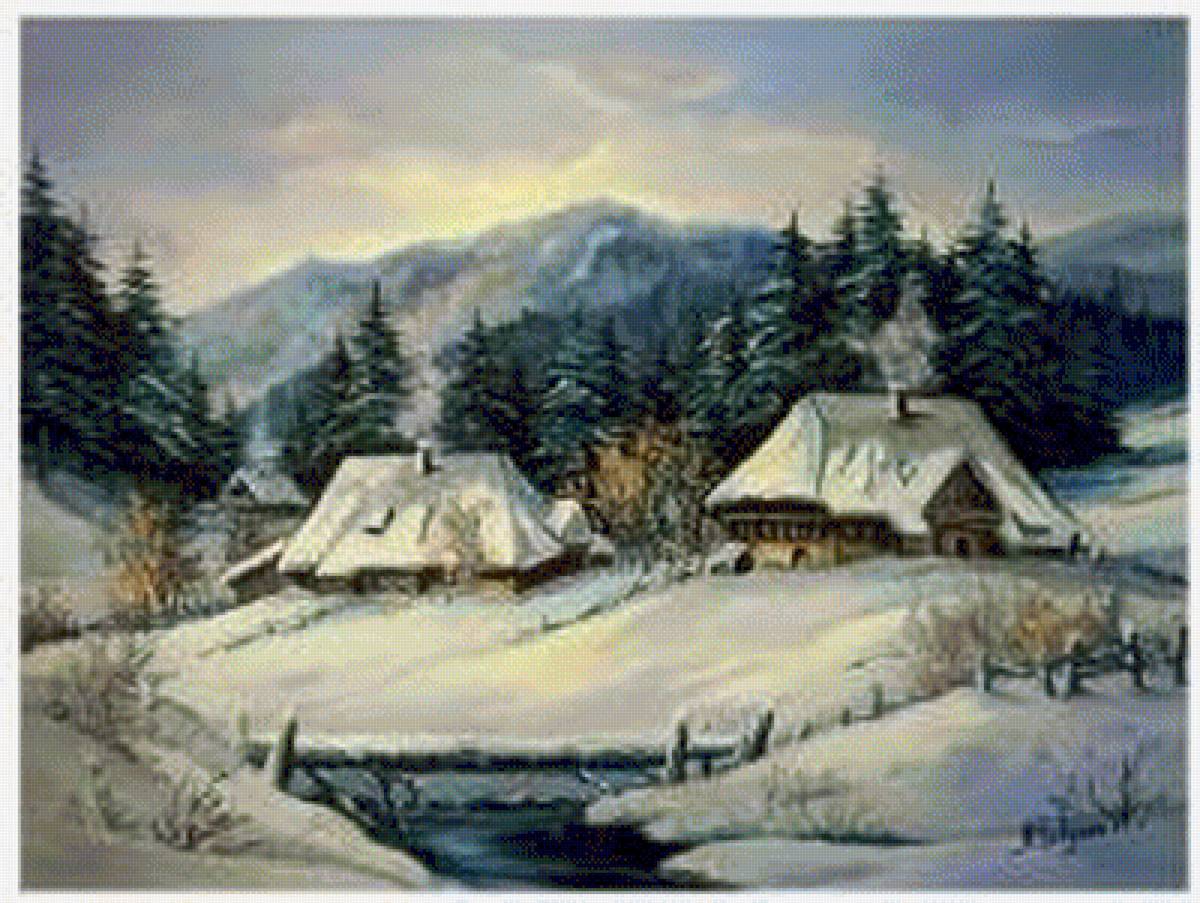 zima w górach - предпросмотр