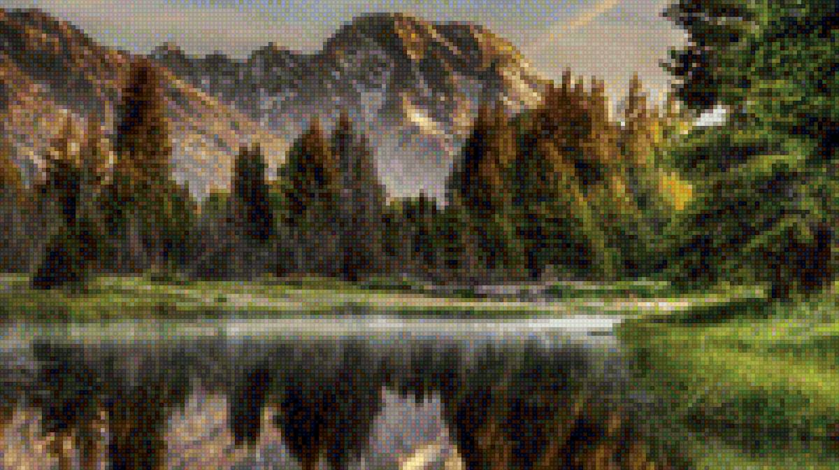 Пейзаж - пейзаж, горы, природа - предпросмотр