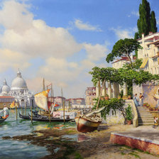 Схема вышивки «Венеция»