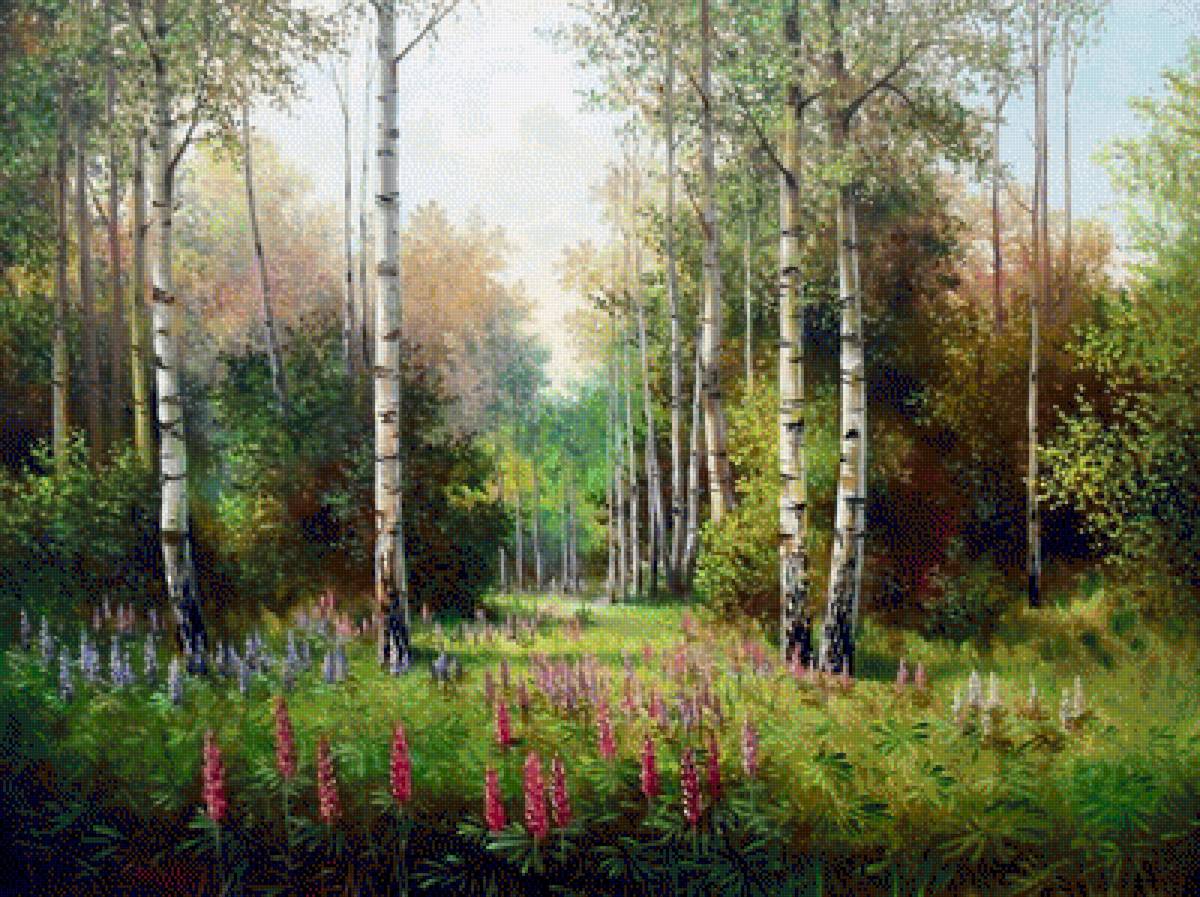 wiosenny las - предпросмотр