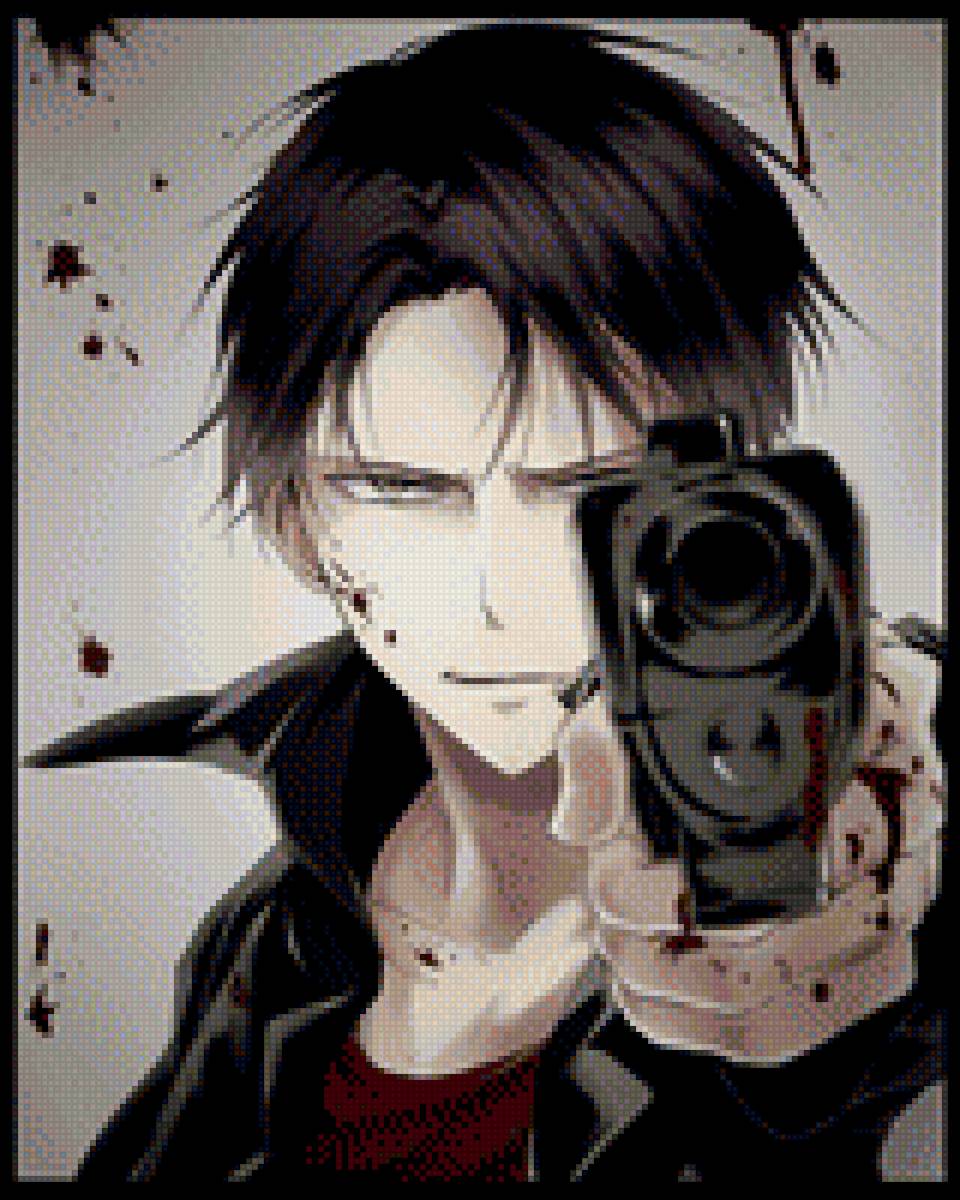 Капрал Ривай - аниме, атака титанов, леви, ривай - предпросмотр