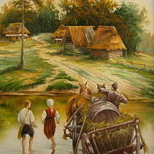 Схема вышивки «przeprawa przez bród»