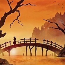 Схема вышивки «samurai»