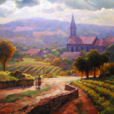 Схема вышивки «leon roulette alsace morning»