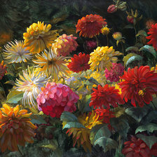 Схема вышивки «Springtime leon roulette»