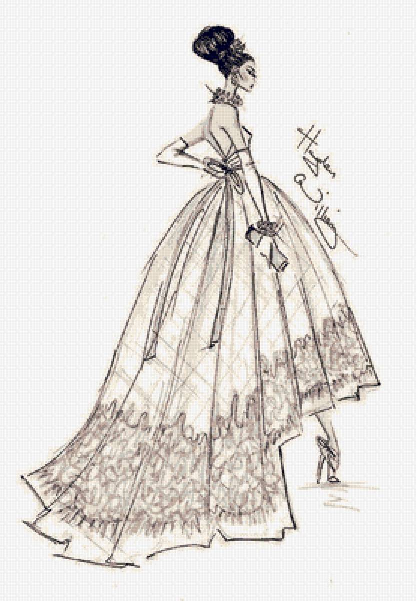 fashion sketch - предпросмотр